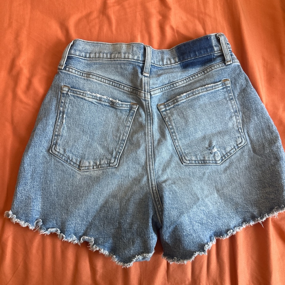 Abercrombie & Fitch Light Blue Jean Shorts